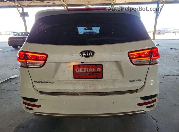5XYPKDA59GG090974 2016 KIA SORENTO Белый Вид сзади