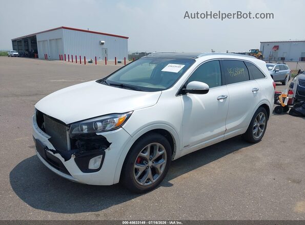 5XYPKDA59GG095799 2016 KIA SORENTO White Przód lewy