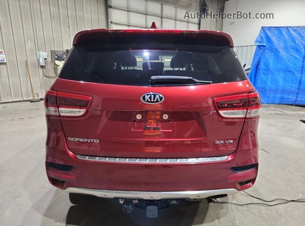 5XYPKDA5XJG413002 2018 KIA SORENTO Красный 