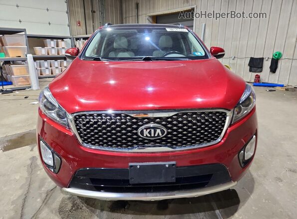 5XYPKDA5XJG413002 2018 KIA SORENTO Красный Вид спереди