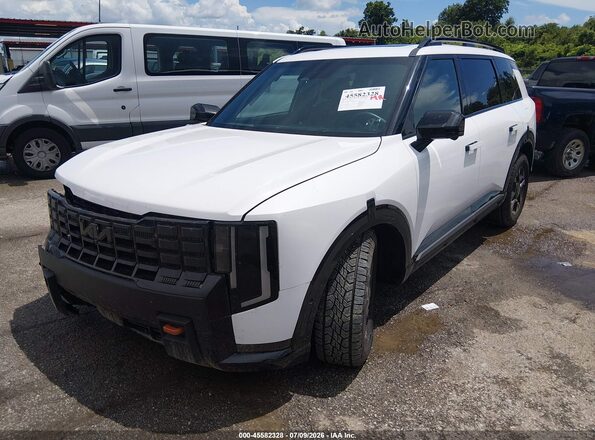 5XYPLES10VG013003 2027 KIA TELLURIDE White წინა მარცხენა ხედი სამი მეოთხედიდან