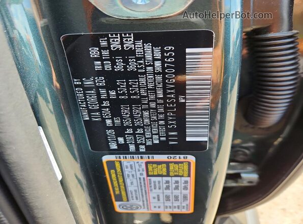 5XYPLESAXVG007659 2027 KIA TELLURIDE Green Vista interior de 360 grados