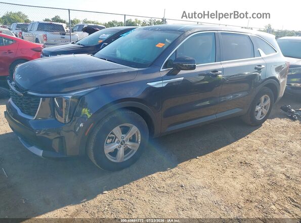 5XYRG4JC1TG442867 2026 KIA SORENTO Black Առջևի ձախ երեք քառորդ տեսարան