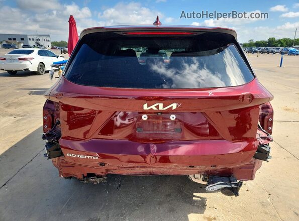 5XYRG4JC3RG282354 2024 KIA SORENTO Burgundy Rear view