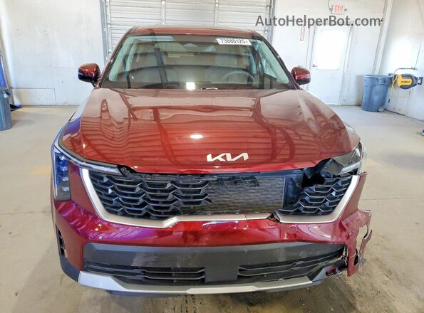 5XYRG4JC4RG308122 2024 KIA SORENTO Maroon Vista frontal