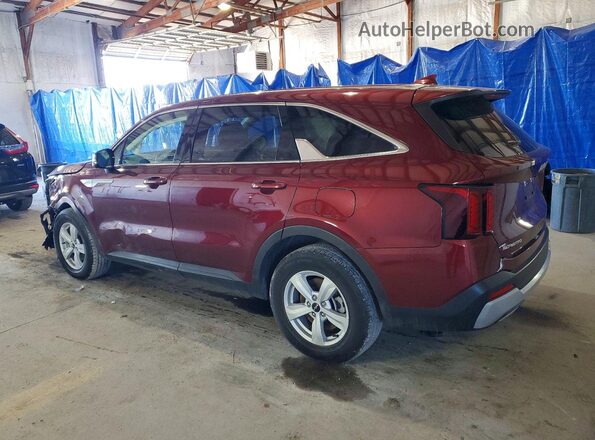 5XYRG4JC4RG308122 2024 KIA SORENTO Maroon Trasero izquierdo