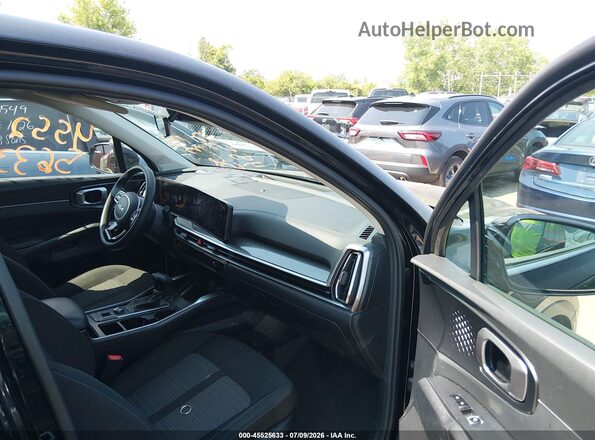 5XYRG4JC6SG343573 2025 KIA SORENTO Black Widok wnętrza z przodu
