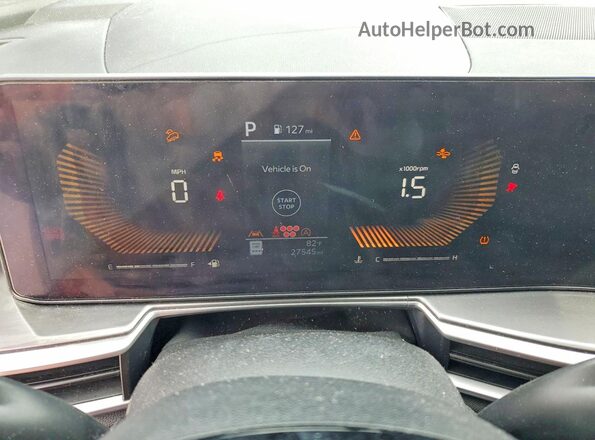 5XYRG4JCXRG269889 2024 KIA SORENTO White Instrument cluster view