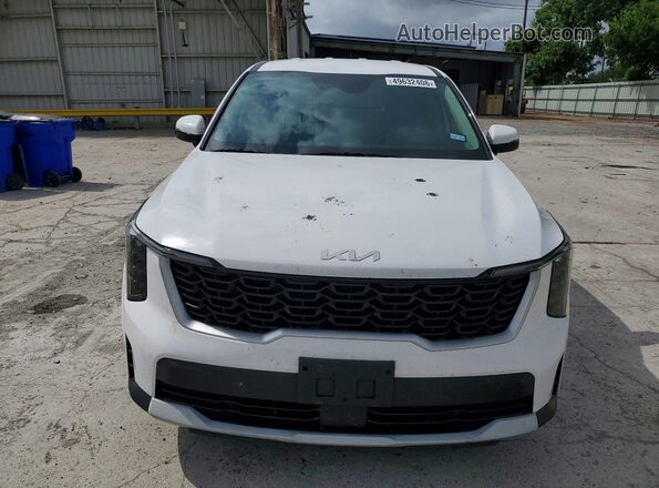 5XYRG4JCXRG269889 2024 KIA SORENTO White Front view