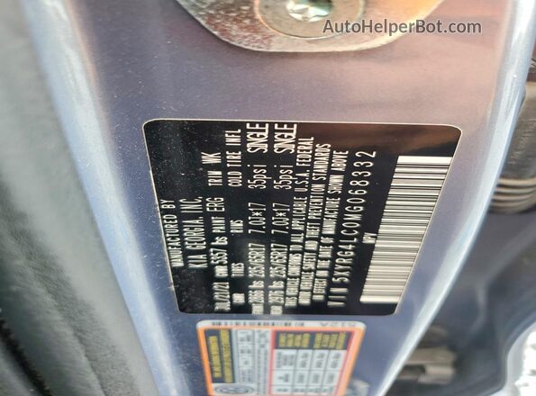 5XYRG4LC0MG068332 2021 KIA SORENTO Серый Вид наклейки с VIN-кодом