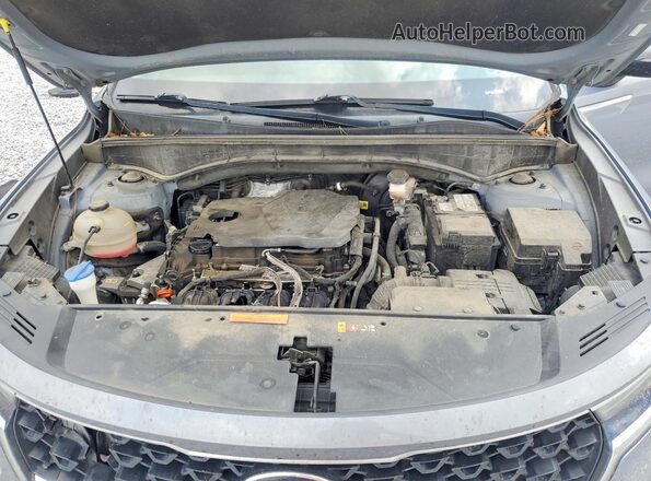 5XYRG4LC0MG068332 2021 KIA SORENTO Серый Вид подкапотного пространства