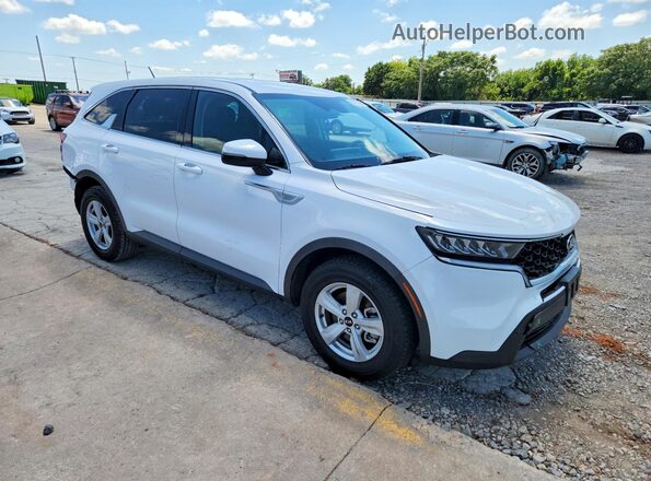 5XYRG4LC1MG004946 2021 KIA SORENTO Белый Передняя правая четверть