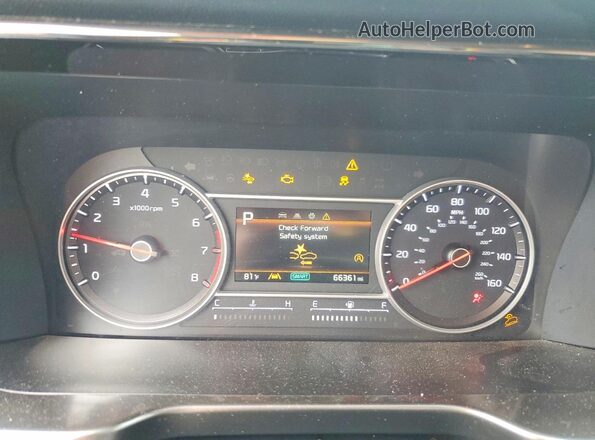 5XYRG4LC2PG163575 2023 KIA SORENTO Black Вид щитка приладів