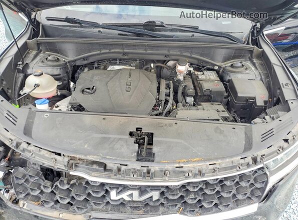 5XYRG4LC2PG163575 2023 KIA SORENTO Black Вид підкапотного простору