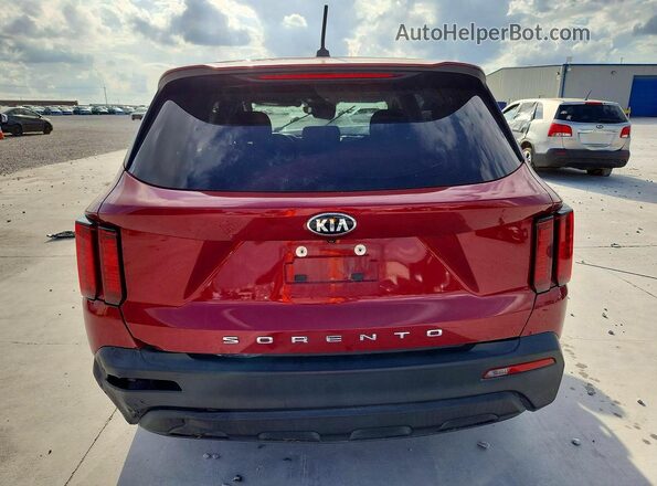 5XYRG4LC3MG028536 2021 KIA SORENTO Burgundy Widok z tyłu