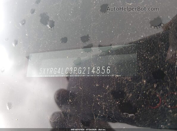 5XYRG4LC3PG214856 2023 KIA SORENTO Black Widok komory silnika