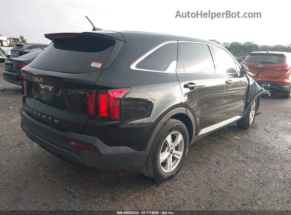 5XYRG4LC4NG080551 2022 KIA SORENTO Black უკანა მარჯვენა