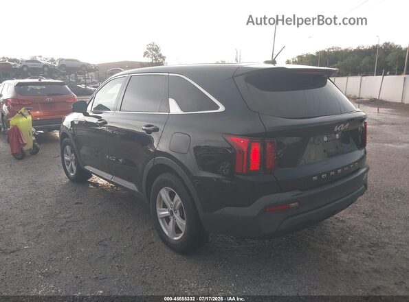 5XYRG4LC4NG080551 2022 KIA SORENTO Black უკანა მარცხენა