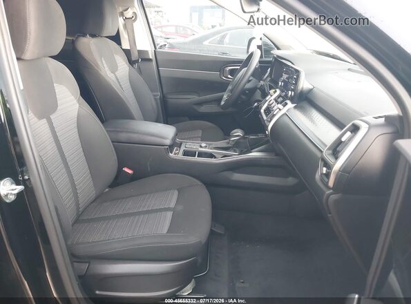 5XYRG4LC4NG080551 2022 KIA SORENTO Black წინა სალონის ხედი