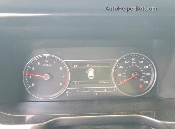 5XYRG4LC4PG226854 2023 KIA SORENTO Blue Vista del cuadro de instrumentos
