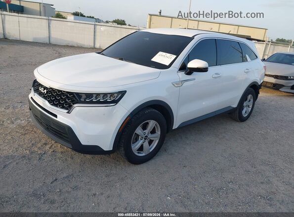 5XYRG4LC6PG186390 2023 KIA SORENTO White Առջևի ձախ երեք քառորդ տեսարան