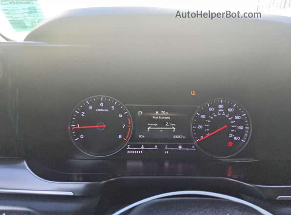 5XYRG4LC9PG172497 2023 KIA SORENTO Белый Вид щитка приборов