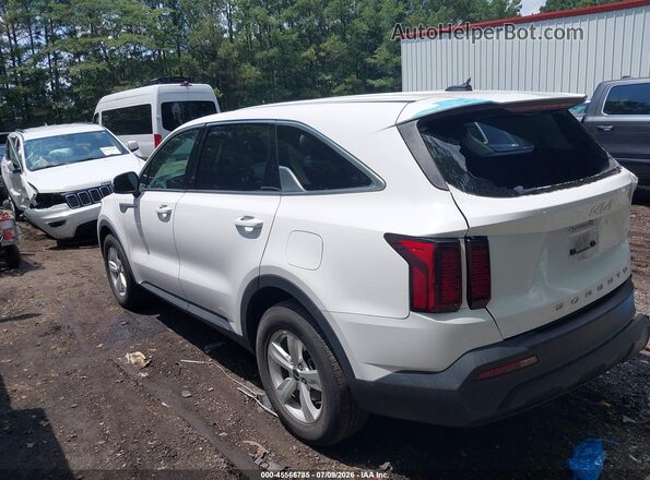 5XYRG4LCXNG141157 2022 KIA SORENTO Белый Задняя левая четверть