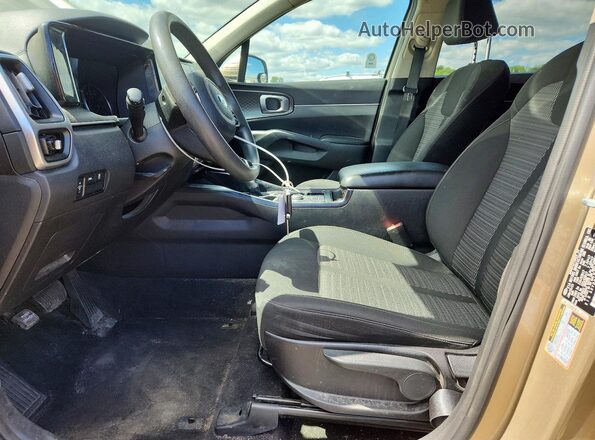 5XYRGDLC0MG026940 2021 KIA SORENTO Gold Front interior view
