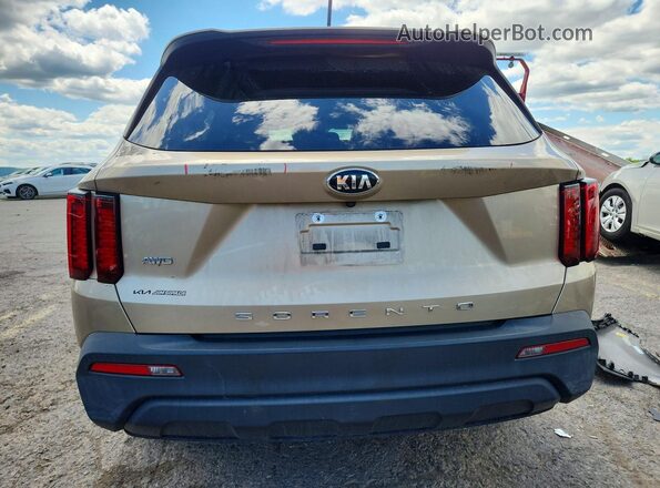 5XYRGDLC0MG026940 2021 KIA SORENTO Gold Rear view