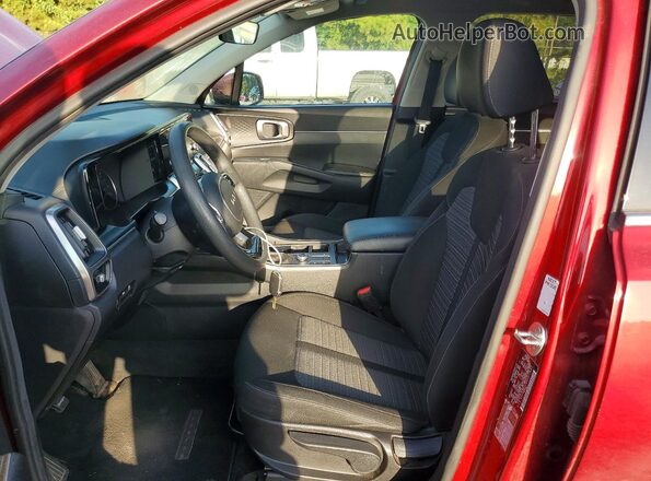 5XYRGDLC0NG077680 2022 KIA SORENTO Красный Вид салона спереди