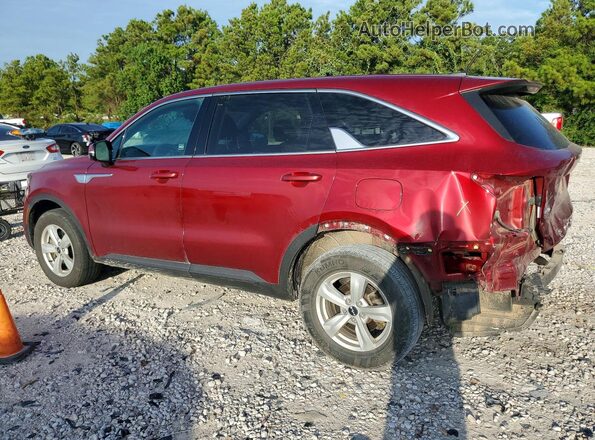 5XYRGDLC0NG077680 2022 KIA SORENTO Красный Задняя левая четверть