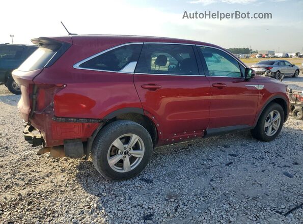 5XYRGDLC0NG077680 2022 KIA SORENTO Красный Задняя правая четверть