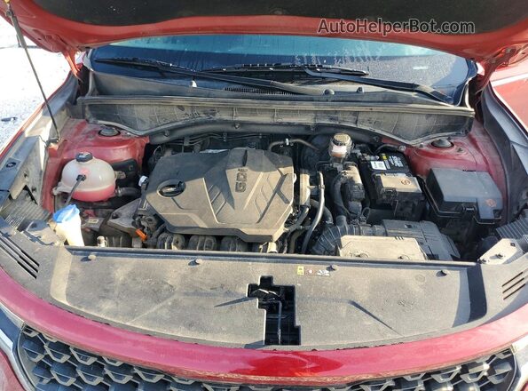 5XYRGDLC0NG077680 2022 KIA SORENTO Красный Вид подкапотного пространства