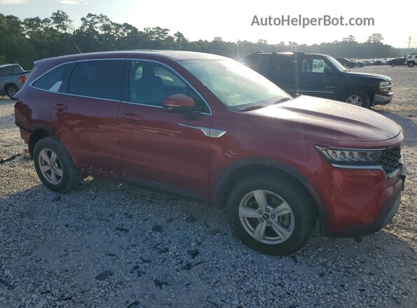 5XYRGDLC0NG077680 2022 KIA SORENTO Красный Передняя правая четверть