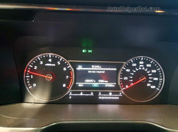 5XYRGDLC1NG089529 2022 KIA SORENTO Black Vista del cuadro de instrumentos