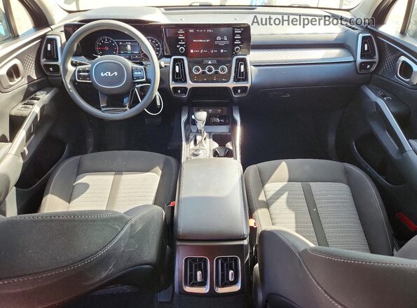 5XYRGDLC2NG100957 2022 KIA SORENTO Gray Dashboard view
