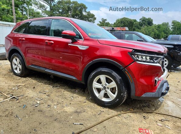 5XYRGDLC8NG119626 2022 KIA SORENTO Red წინა მარჯვენა