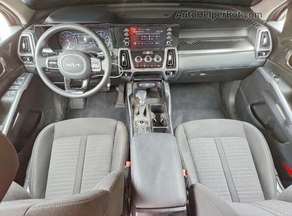 5XYRGDLC8NG119626 2022 KIA SORENTO Red წინა პანელის ხედი