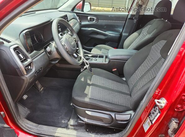 5XYRGDLC8NG119626 2022 KIA SORENTO Red წინა სალონის ხედი