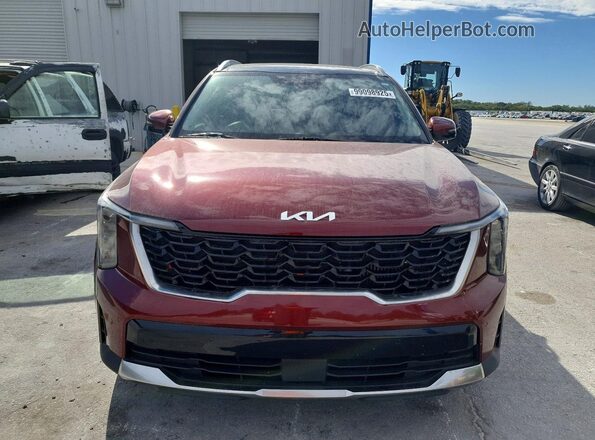 5XYRH4JF7RG255035 2024 KIA SORENTO Red Դիմացի տեսք