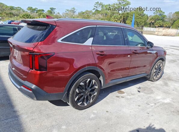 5XYRH4JF7RG255035 2024 KIA SORENTO Red Հետևի աջ