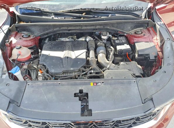 5XYRH4JF7RG255035 2024 KIA SORENTO Red Շարժիչի բաժամունքի տեսք