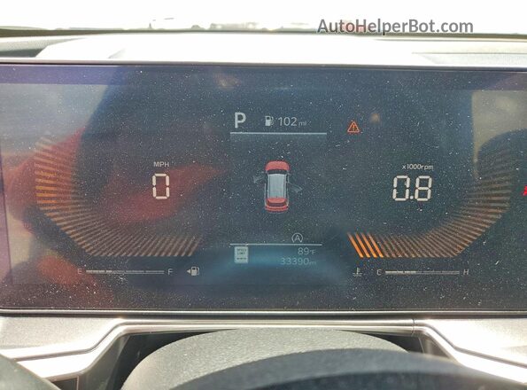 5XYRH4JF7RG286043 2024 KIA SORENTO Белый Вид щитка приборов