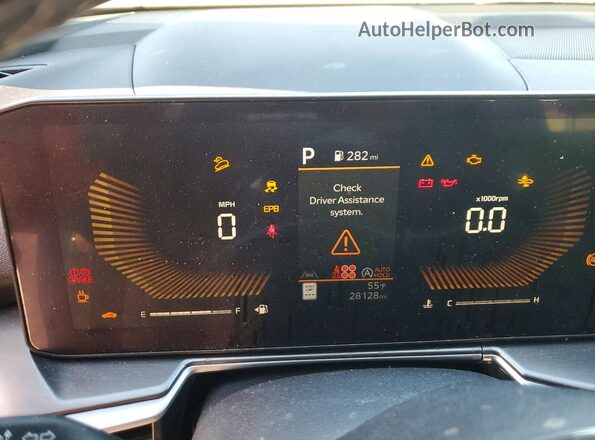 5XYRH4JF7RG287404 2024 KIA SORENTO Black Instrument cluster view