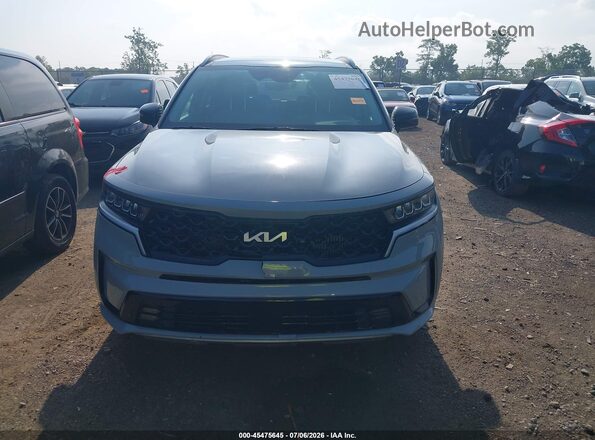 5XYRH4LF3NG159944 2022 KIA SORENTO Gray Vista del cuadro de instrumentos