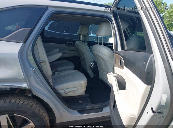 5XYRH4LF3NG159944 2022 KIA SORENTO Gray Vista de la etiqueta del VIN