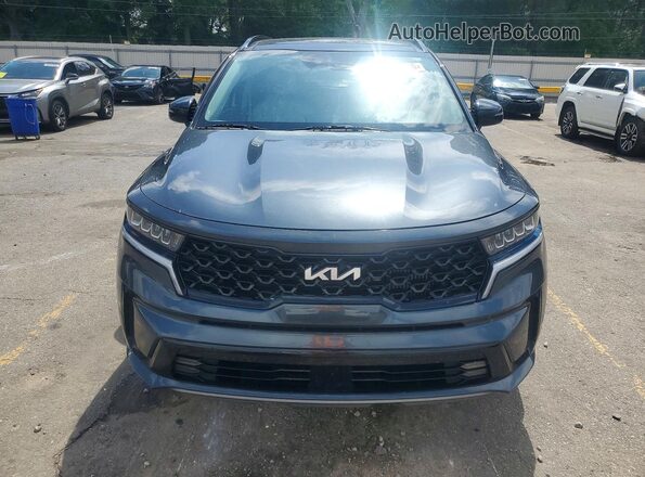 5XYRH4LF9NG158944 2022 KIA SORENTO Blue Vista frontal