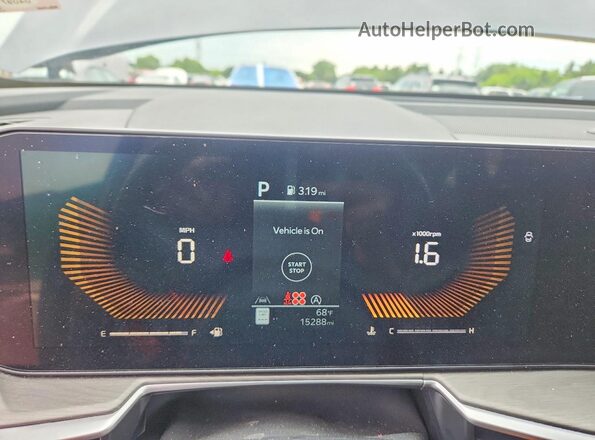 5XYRHDJF2RG272860 2024 KIA SORENTO Gray Instrument cluster view