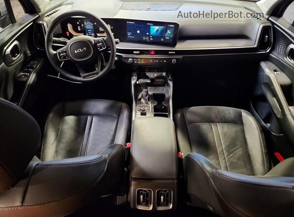 5XYRHDJF3SG356157 2025 KIA SORENTO Gray Dashboard view