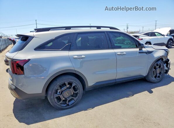5XYRHDJF4RG255705 2024 KIA SORENTO Gray უკანა მარჯვენა
